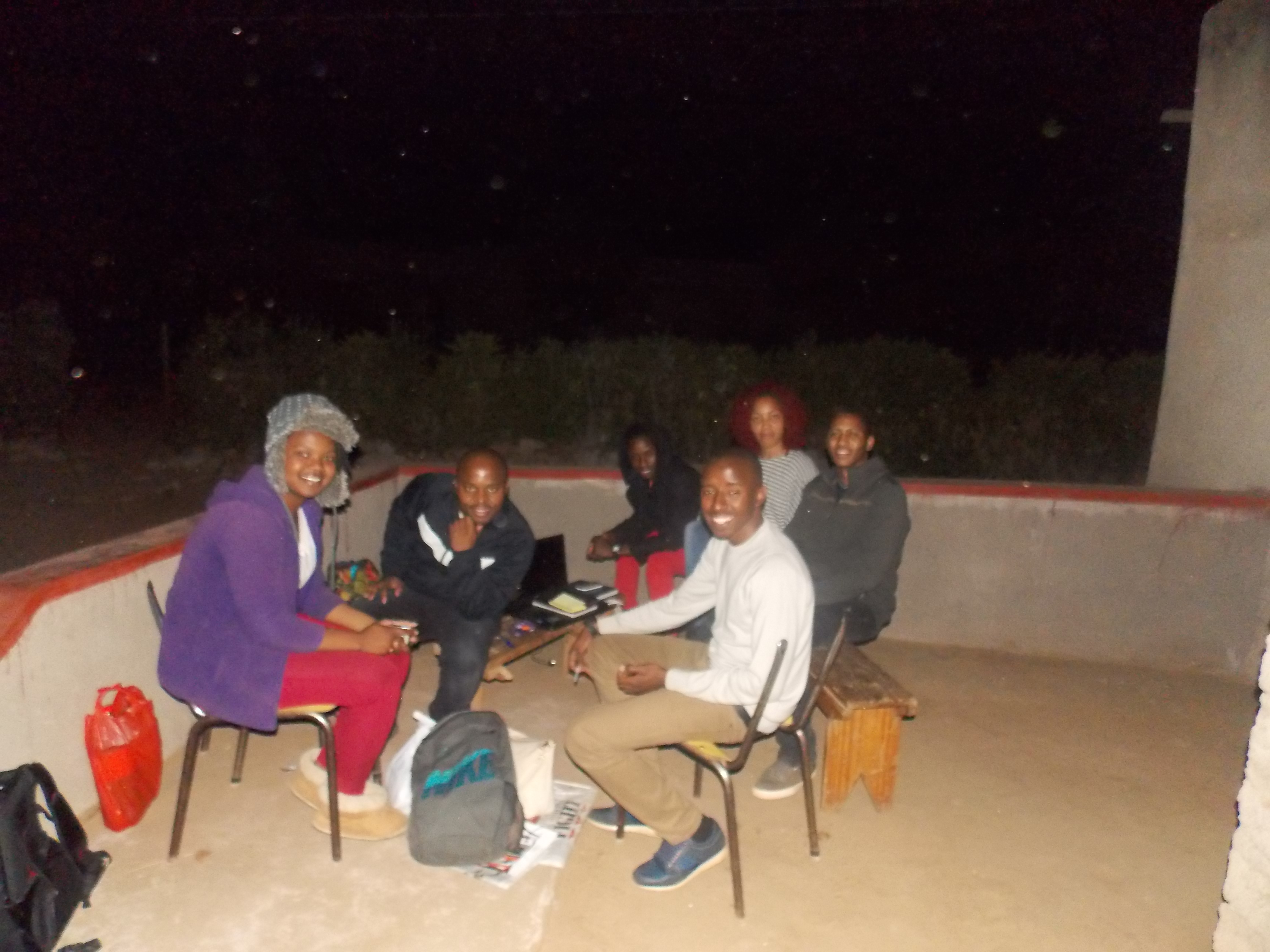 Facilitators strategising before a Learning Network camp