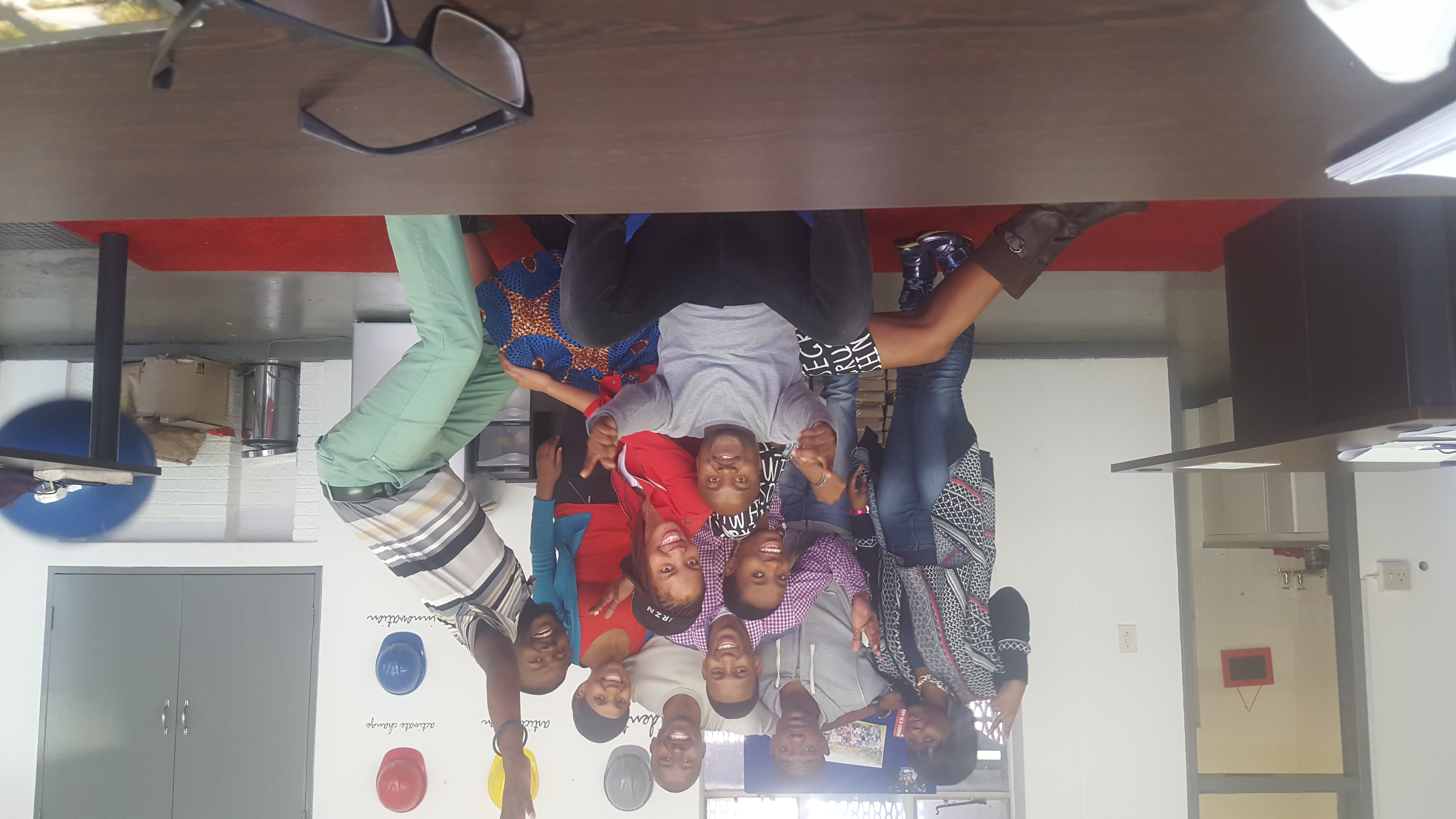 School leaders meeting to plan an upcoming programme